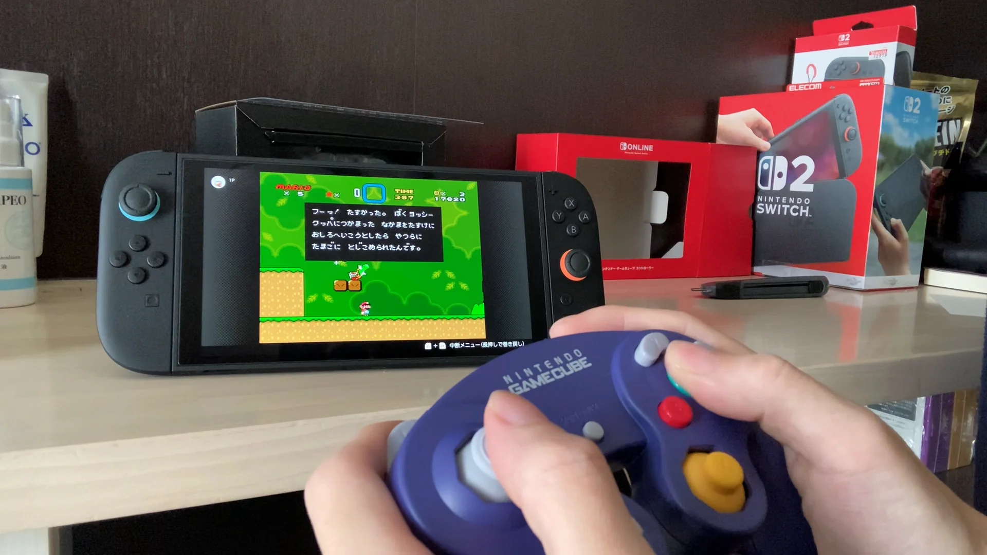 Switch2 ゲームキューブコントローラーでGB、SFC、Switch2をやってみた